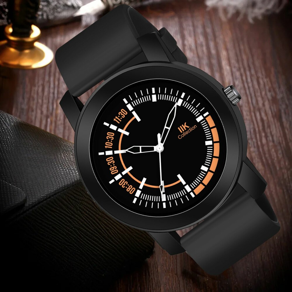 Round Numerical Dial Analogue Watch For Men