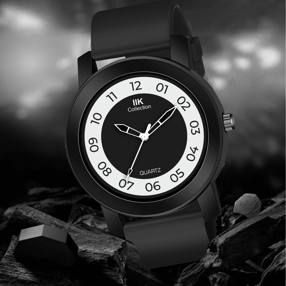 Round Numerical Dial Analogue Watch For Men