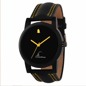 Men's Analog Jack Klein Synthetic Leather Watch