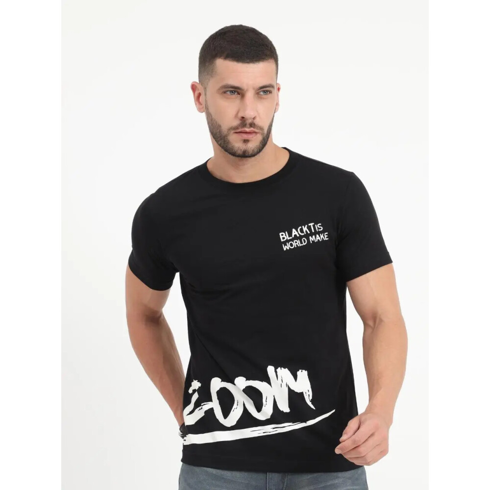 Mens Printed Cotton T-Shirt