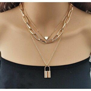 Lock Pendant Necklace