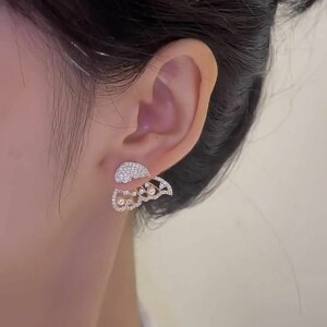 Cubic Zirconia Stud Earring