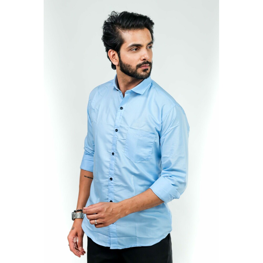 Full Sleeves Regular Fit Mens Formal Shirt