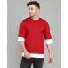 Oversized Solid Round Neck T-Shirt
