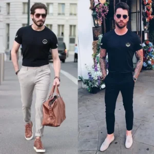 Printed Round Neck Half Sleeve T-Shirt