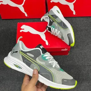 Puma Shoes Hybrid Grey and Green (BHC082)