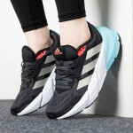 Trendy Adidas Adistar Turbo Black Blue Shoes for Men (SW4820)