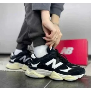 Trendy New Balance 9060 Black White Shoes for Men (SW4764)