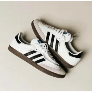 Trendy Adidas Samba White to Black Shoes for Men (SW4810)