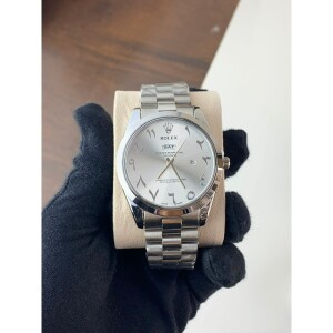 Trending Men Rolex Watch, Stainless Steel Arabic Watch (SG-229372)