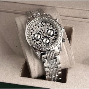 Rolex Watch Diamond Silver Tiger Stainless Steel Edition Watch (SG-166)