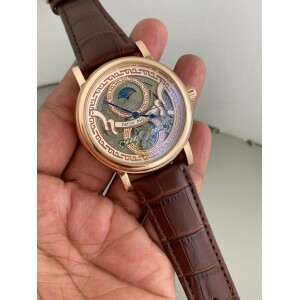 Patek Philippe Watch Leather Automatic Tourbillon Leather Belt Watch (SG-8)