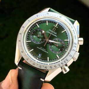 Omega Watch Edition Chronograph With Leather Strap (SG-180)