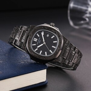 Patek Philippe Watch Black For Men (SG-352)