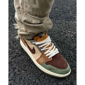 Imported Zion Williamson x Air Jordan 1 Low Shoes For Men (SW5909)