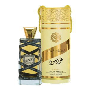 Lattafa Oudh Mood Gold Eau De Perfume Unisex 100Ml Made In UAE (IC386)