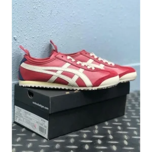Trendy Onitsuka Tiger Mexico 66 Red White Shoes For Men (SW5629)