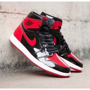 Imported Nike Air Jordan 1 Retro High Patent Bred Shoes For Men (SW5912)