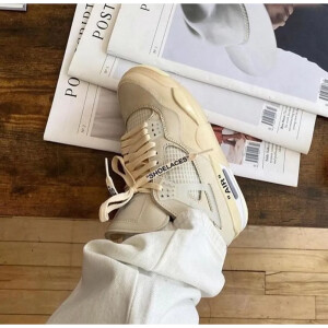 Trendy Nike Air Jorden Retro 4 Off Shoes For Men (SW5679)