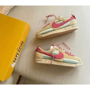 Stylish Nike Cortez Union Sesame Cream Shoes For Men (LL606)