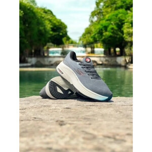Stylish Skechers Max Road Hyper Burst Dark Grey Shoes For Men (LL613)