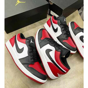 Classy Nike Air Jordan 1 Low Bred Toe Shoes For Men (SHI176)