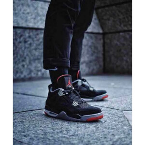 Classy Jordan Retro 4 Bred Shoes For Men (SHI244)