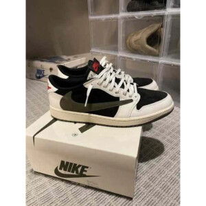 Premium Air Jordan Retro 1 Travis Scott Olive Shoes For Men (SHI474)