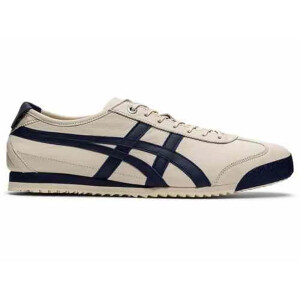 Premium Onitsuka Tiger Mexico 66 Cream Blue Shoes For Men (SNC562)