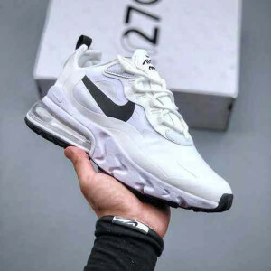 Premium Nike Air Max 270 React White Black Shoes For Men (SNC566)