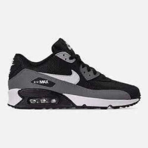 Premium Nike Air Max 90 Essential Black Grey Shoes For Men (SNC567)