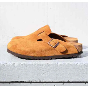 Premium Birkenstock Boston Tan Suede For Men (SNC605)