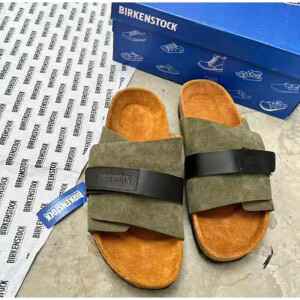 Premium Birkenstock Kyoto Olive Suede For Men (SNC609)