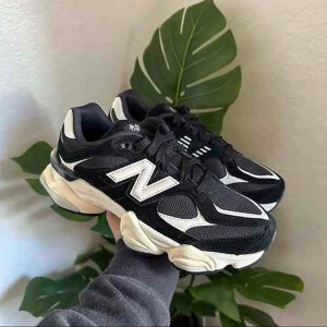 Stylish New Balance 9060 Black White Castlerock Shoes For Men (SP206)