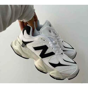 Stylish New Balance 9060 White Black Castlerock Shoes For Men (SP207)
