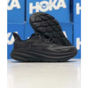 Stylish Hoka One Cliftone 9 Black Shoes For Men (SP211)