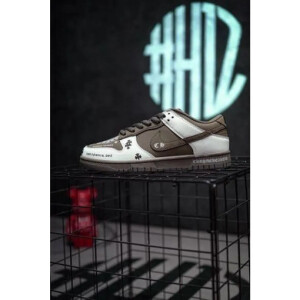 Premium Nike Sb Dunk Low Chrome Heart White Cocoa Shoes For Men (FST1111)