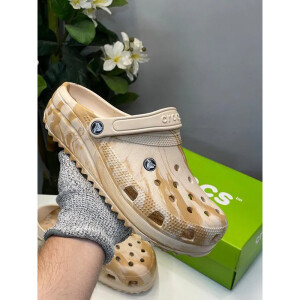 Premium Crocs Classic Clogs Marbled Beige For Men (FST1126)