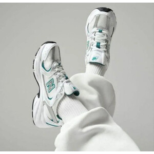 Premium New Balance 530 White Green Shoes For Men (FST1153)