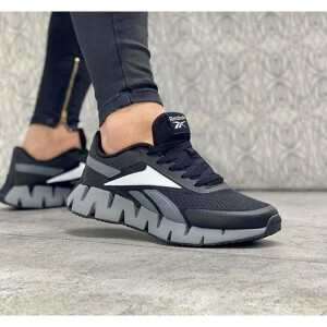 Premium Reebok Zig Dynamica Black Grey Shoes For Men (FST1163)