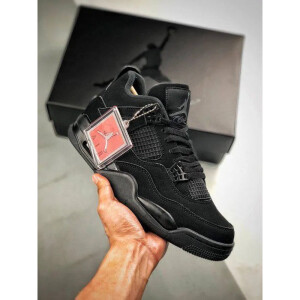 Premium Air Jordan Retro 4 Black Cat Shoes For Men (FST1172)