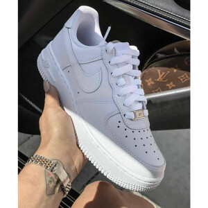 Premium Nike Air Force 1 Low Leather Top Milky White Shoes For Men (FST1195)