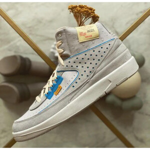 Premium Air Jordan Retro 2 Sp Union Grey Shoes For Men (FST1199)