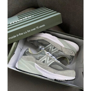Premium New Balance 990 V6 Classic Grey Reflective Shoes For Men (FST1147)