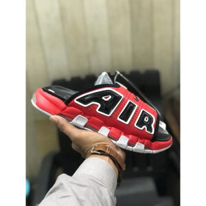 Premium Nike Air Uptempo Slide Red Black For Men (FST1179)