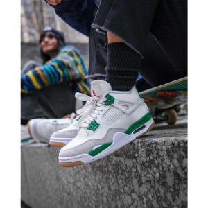 Premium Air Jordan Retro 4 Sb Pine Green Shoes For Men (FST1213)