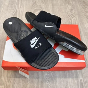 Classy Nike Air Max Camden Black White Slides For Men (BH986)