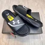 Classy Under Armour Ignite Pro Soft Cushion Black Flip Flop For Men (BH991)