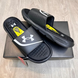 Classy Under Armour Ignite Pro Soft Cushion Black Flip Flop For Men (BH991)