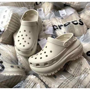 Premium Crocs Classic Mega Crush Beige For Men (BME09)